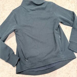 Athena Women's Dark Teal Cowl Neck Sweatshirt